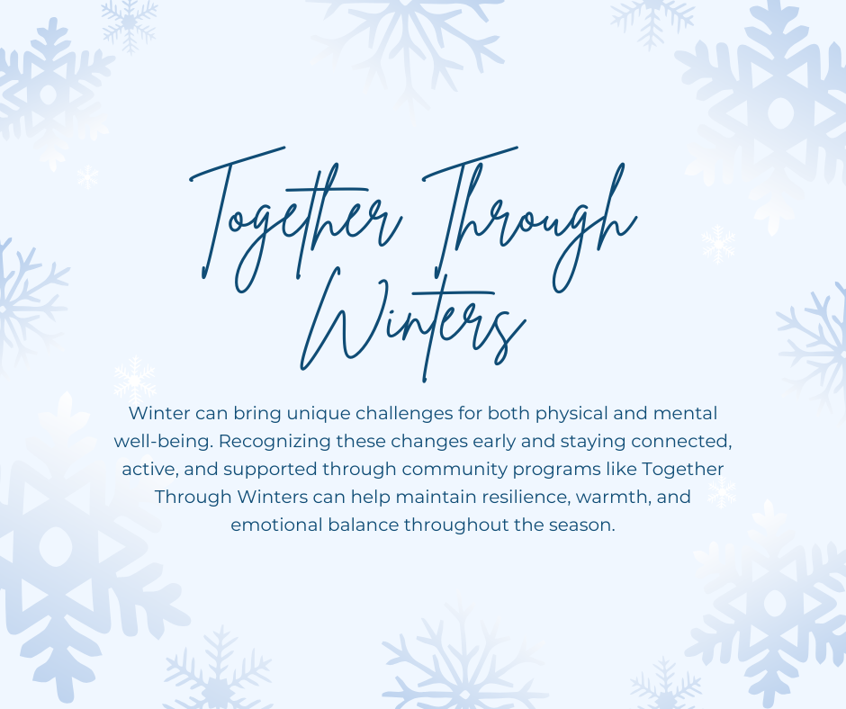 Blue Illustrative Hello Winter Facebook Post